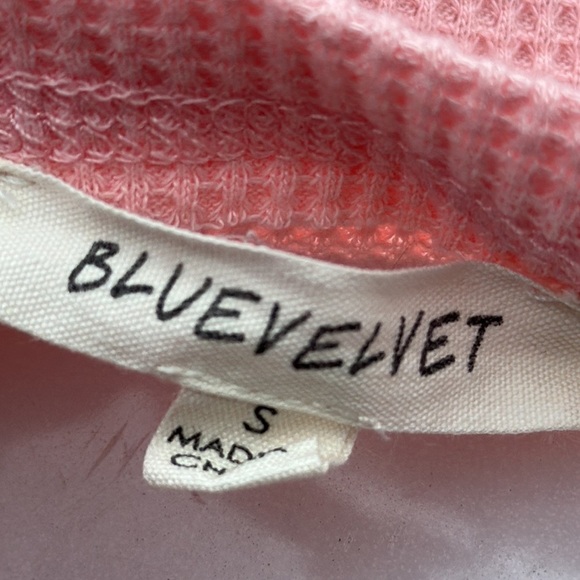 Blue Velvet Pink Boxy Oversized Short Sleeve Tee Size S - Picture 12 of 16